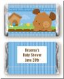 Puppy Dog Tails Boy - Personalized Baby Shower Mini Candy Bar Wrappers thumbnail