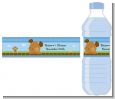 Puppy Dog Tails Boy - Personalized Baby Shower Water Bottle Labels thumbnail