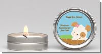 Puppy Dog Tails Girl - Baby Shower Candle Favors