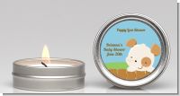 Puppy Dog Tails Neutral - Baby Shower Candle Favors