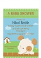 Puppy Dog Tails Neutral - Baby Shower Petite Invitations thumbnail