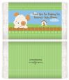 Puppy Dog Tails Neutral - Personalized Popcorn Wrapper Baby Shower Favors thumbnail