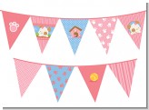 Puppy Dog Tails Girl - Baby Shower Themed Pennant Set