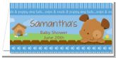 Puppy Dog Tails Boy - Personalized Baby Shower Place Cards