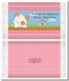 Puppy Dog Tails Girl - Personalized Popcorn Wrapper Baby Shower Favors