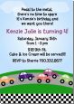 Race Car - Birthday Party Invitations thumbnail