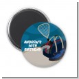 Racquetball - Personalized Birthday Party Magnet Favors thumbnail