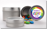 Rainbow - Custom Birthday Party Favor Tins
