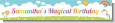 Rainbow Unicorn - Personalized Birthday Party Banners thumbnail