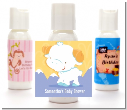Ram | Aries Horoscope - Personalized Baby Shower Lotion Favors
