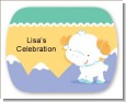 Ram | Aries Horoscope - Personalized Baby Shower Rounded Corner Stickers thumbnail