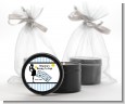 Ready To Pop Blue - Baby Shower Black Candle Tin Favors thumbnail