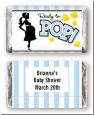 Ready To Pop Blue - Personalized Baby Shower Mini Candy Bar Wrappers thumbnail