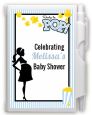 Ready To Pop Blue - Baby Shower Personalized Notebook Favor thumbnail