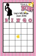 Ready To Pop Dark Pink - Baby Shower Gift Bingo Game Card thumbnail