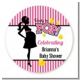 Ready To Pop Dark Pink - Personalized Baby Shower Table Confetti thumbnail