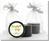 Ready To Pop Gold - Baby Shower Black Candle Tin Favors