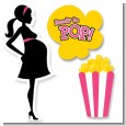 Ready To Pop Dark Pink - Baby Shower Printed Shaped Cut-Outs thumbnail