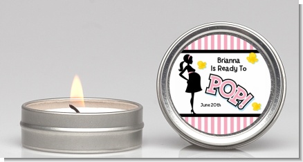 Ready To Pop Pink - Baby Shower Candle Favors