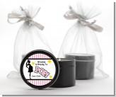 Ready To Pop Pink - Baby Shower Black Candle Tin Favors