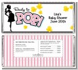 Ready To Pop Pink - Personalized Baby Shower Candy Bar Wrappers thumbnail