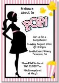 Ready To Pop Pink - Baby Shower Invitations