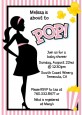 Ready To Pop Pink - Baby Shower Invitations thumbnail