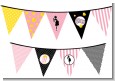 Ready To Pop Pink - Baby Shower Themed Pennant Set thumbnail
