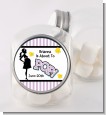 Ready To Pop Purple - Personalized Baby Shower Candy Jar thumbnail