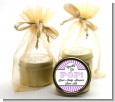 Ready To Pop Purple Stripes - Baby Shower Gold Tin Candle Favors thumbnail