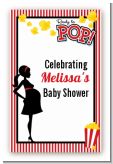 Ready To Pop - Custom Large Rectangle Baby Shower Sticker/Labels