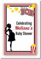 Ready To Pop - Custom Large Rectangle Baby Shower Sticker/Labels