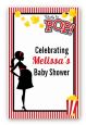 Ready To Pop - Custom Large Rectangle Baby Shower Sticker/Labels thumbnail