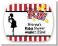Ready To Pop - Personalized Baby Shower Rounded Corner Stickers thumbnail