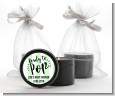 Ready To Pop Stripes - Baby Shower Black Candle Tin Favors thumbnail