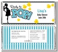 Ready To Pop Teal - Personalized Baby Shower Candy Bar Wrappers thumbnail