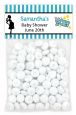 Ready To Pop Teal - Custom Baby Shower Treat Bag Topper thumbnail