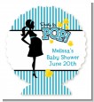 Ready To Pop Teal - Personalized Baby Shower Centerpiece Stand thumbnail