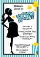 Ready To Pop Teal - Baby Shower Invitations thumbnail