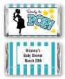 Ready To Pop Teal - Personalized Baby Shower Mini Candy Bar Wrappers thumbnail