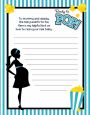 Ready To Pop Teal - Baby Shower Notes of Advice thumbnail