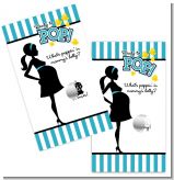 Ready To Pop Teal - Baby Shower Scratch Off Game Tickets