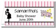 Ready To Pop Pink - Personalized Baby Shower Place Cards thumbnail