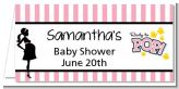 Ready To Pop Pink - Personalized Baby Shower Place Cards