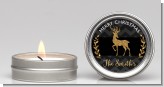 Reindeer Gold Glitter - Christmas Candle Favors
