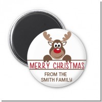 Reindeer - Personalized Christmas Magnet Favors