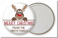 Reindeer - Personalized Christmas Pocket Mirror Favors