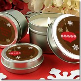 Retro Ornaments - Christmas Candle Favors