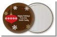 Retro Ornaments - Personalized Christmas Pocket Mirror Favors thumbnail