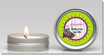 Retro Roller Skate Party - Birthday Party Candle Favors